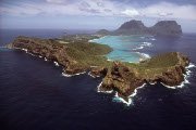 Lord Howe Island, seen from the air